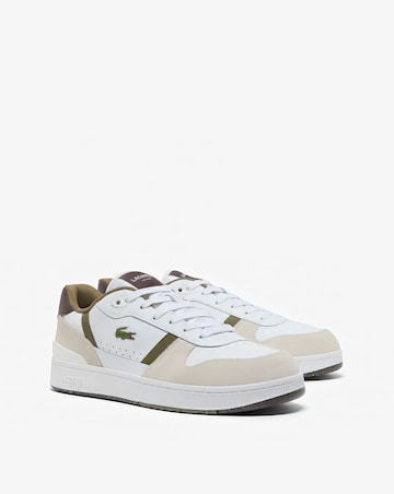 Lacoste T-Clip Set Trainers - White/Dark Brown