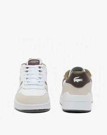 Lacoste T-Clip Set Trainers - White/Dark Brown