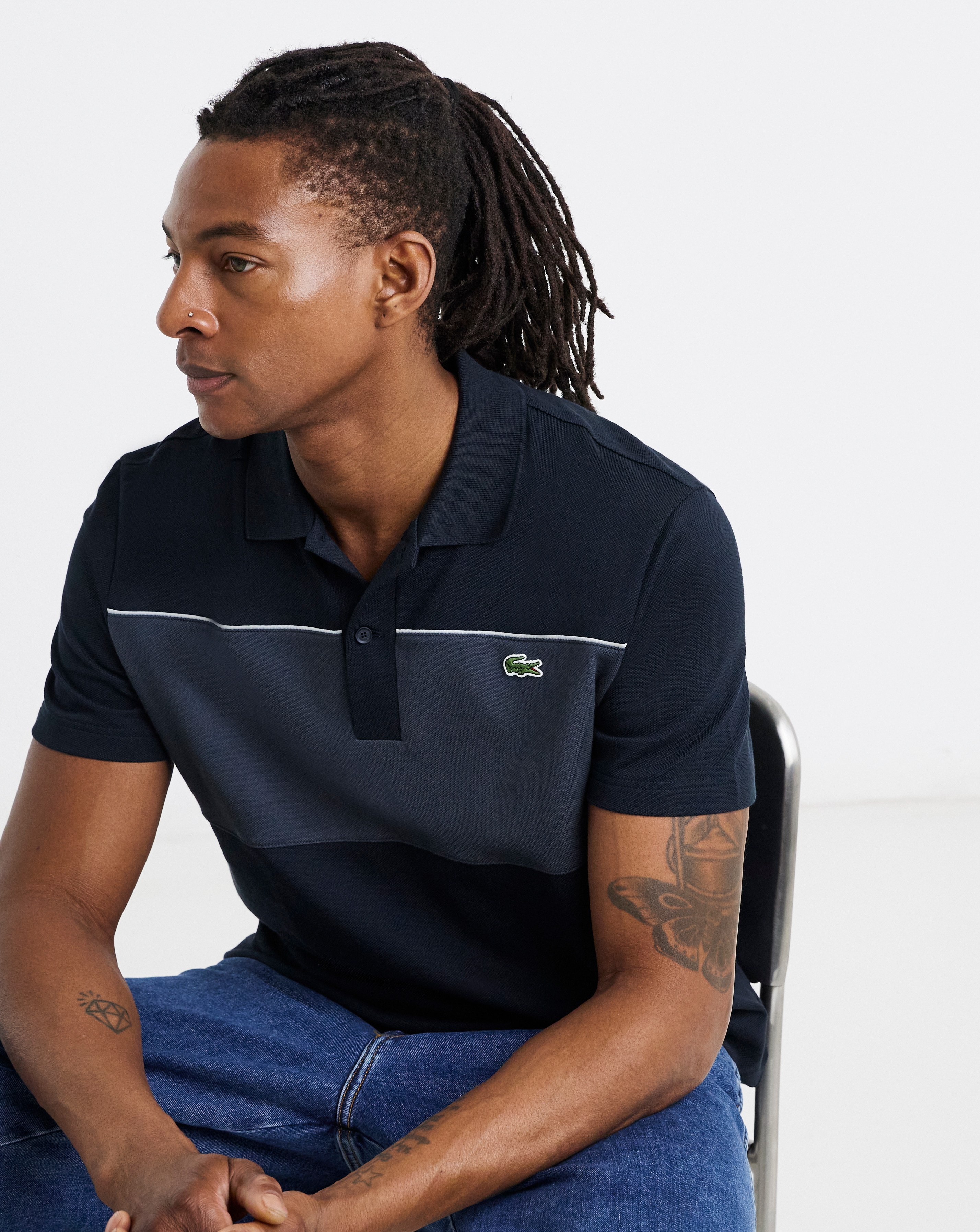 Lacoste Short Sleeve Colourblock Polo