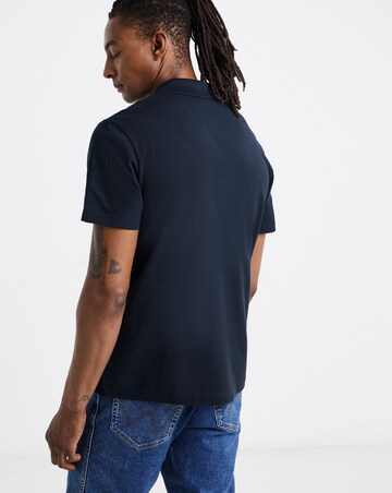 Lacoste Short Sleeve Colourblock Polo - Black