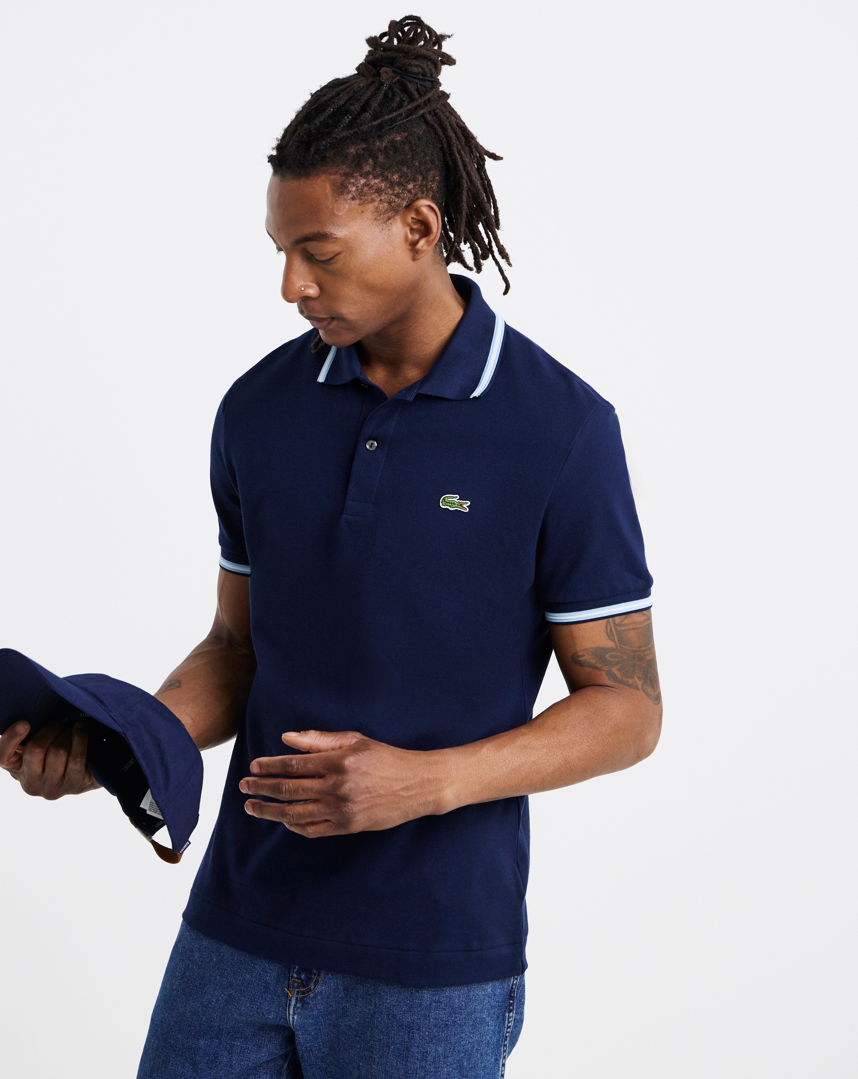 Lacoste Short Sleeve Tipped Polo