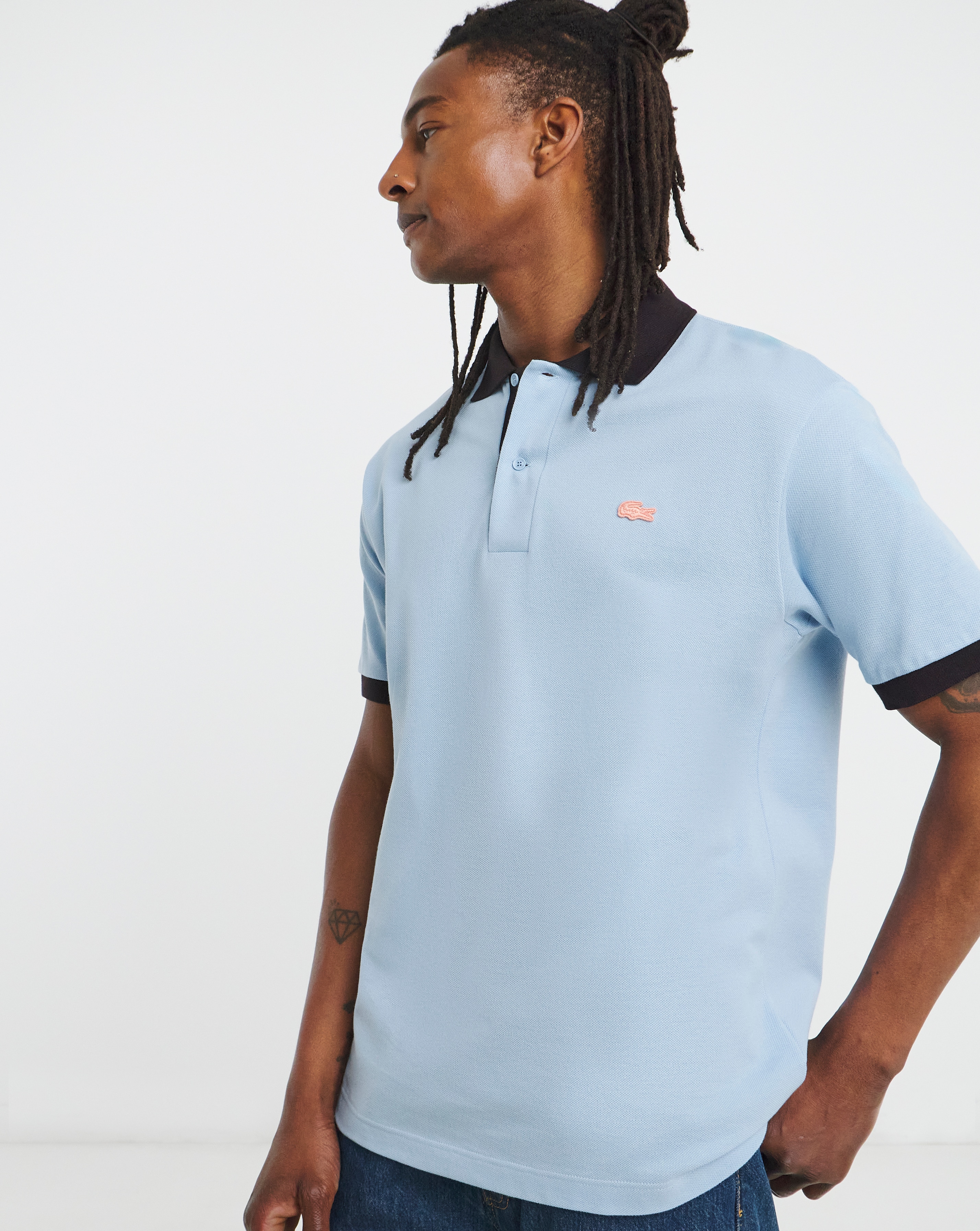 Lacoste Short Sleeve Contrast Polo