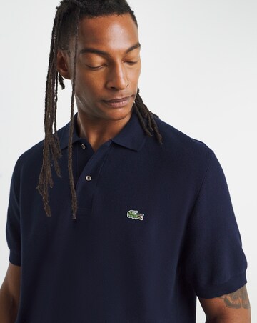 Lacoste Short Sleeve Knitted Polo - Navy