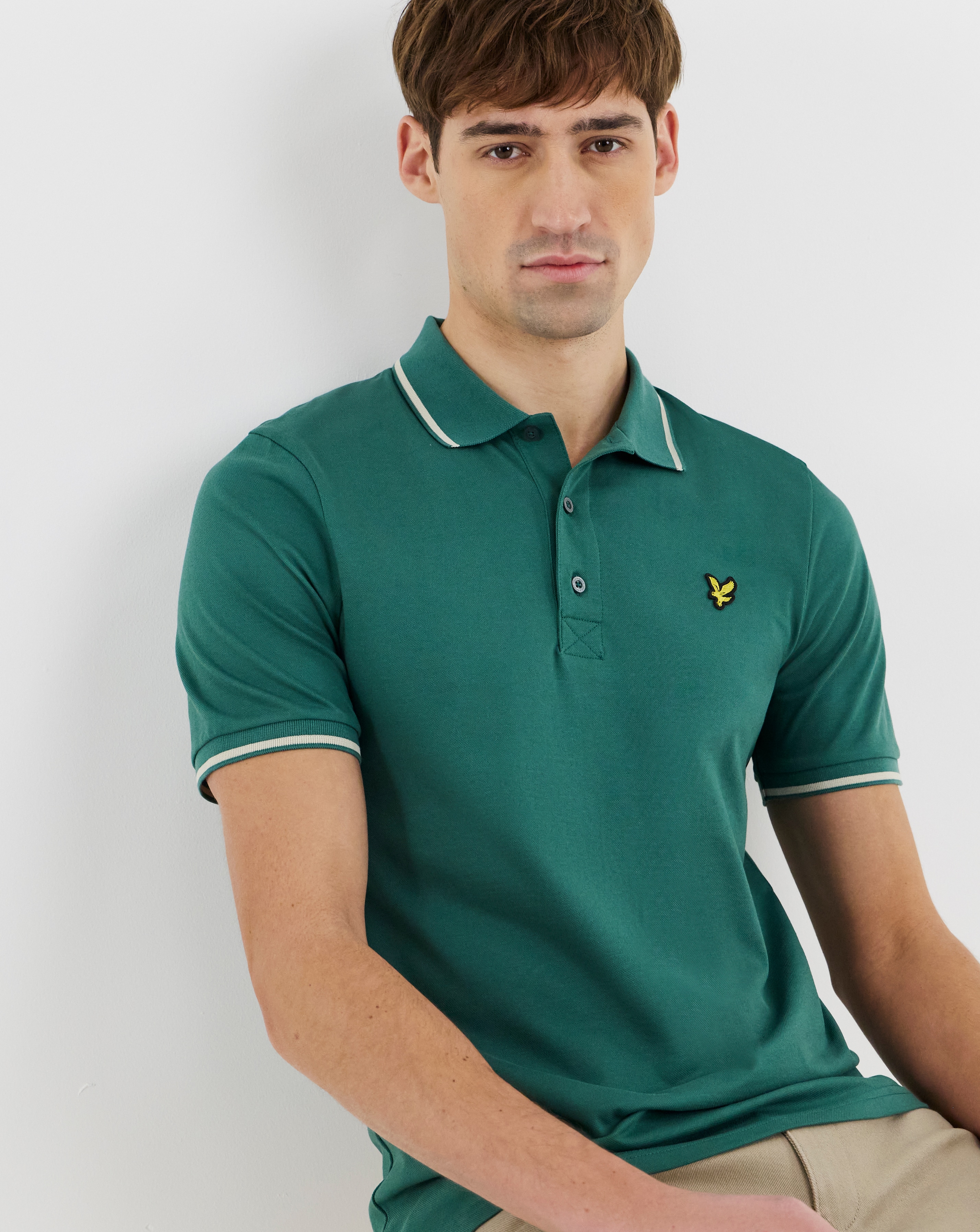 New In - Lyle & Scott Tipped Polo Shirt