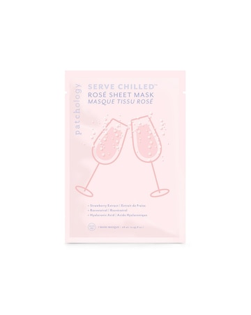 Patchology Serve Chilled Rose Sheet Mask - 4 Pack