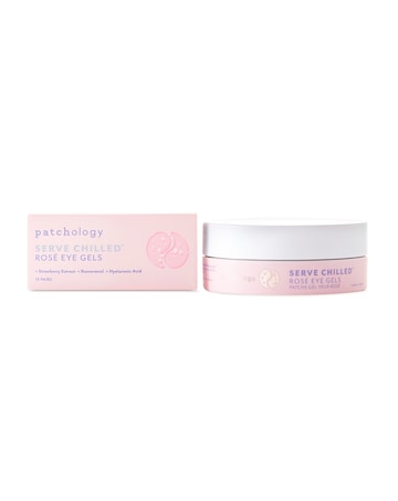 Patchology Serve Chilled Rose Eye Gels - 15 Pair Jar