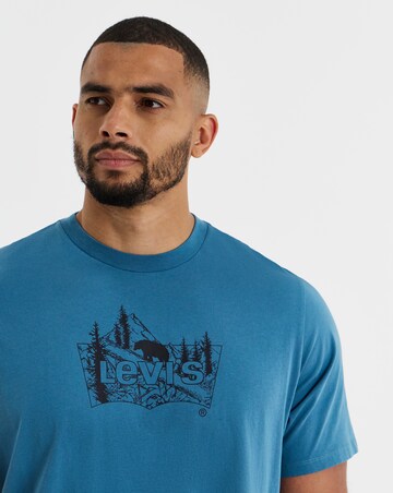 Levi's Short Sleeve Mountain Graphic T-Shirt - Blue