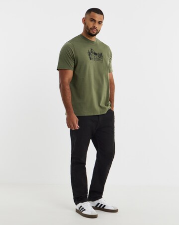 Levi's Short Sleeve Mountain Graphic T-Shirt - Olive