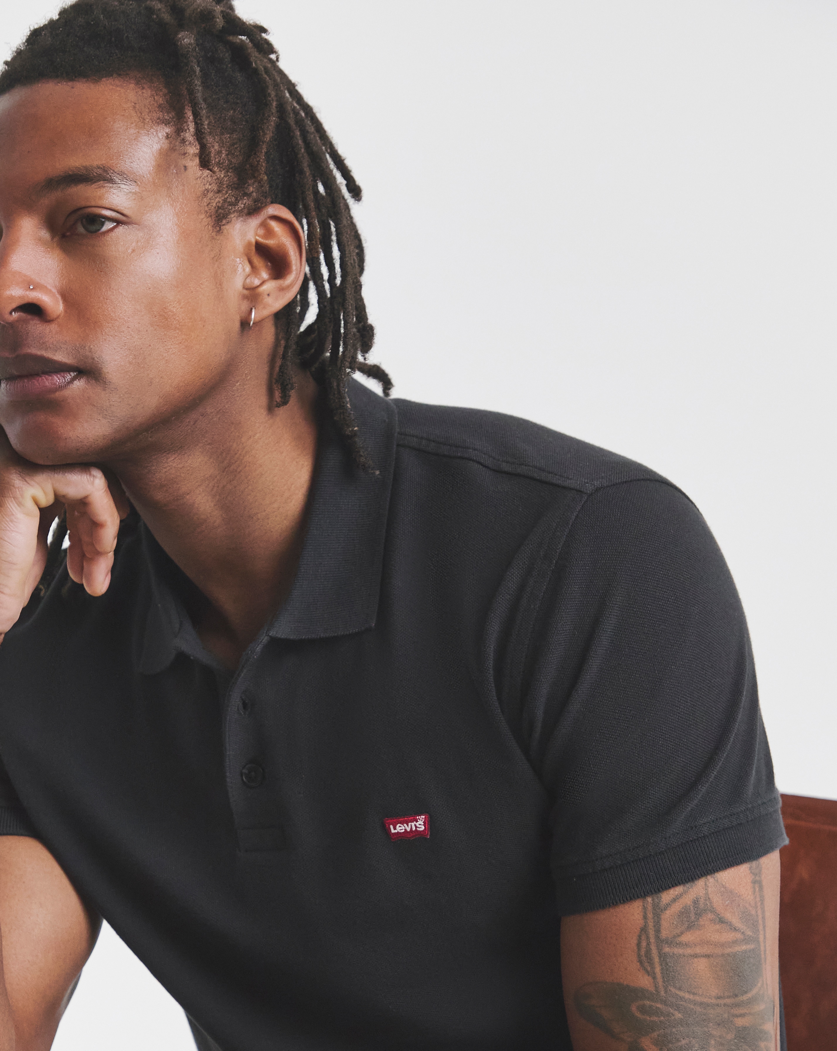 Levi's Short Sleeve Housemark Pique Polo