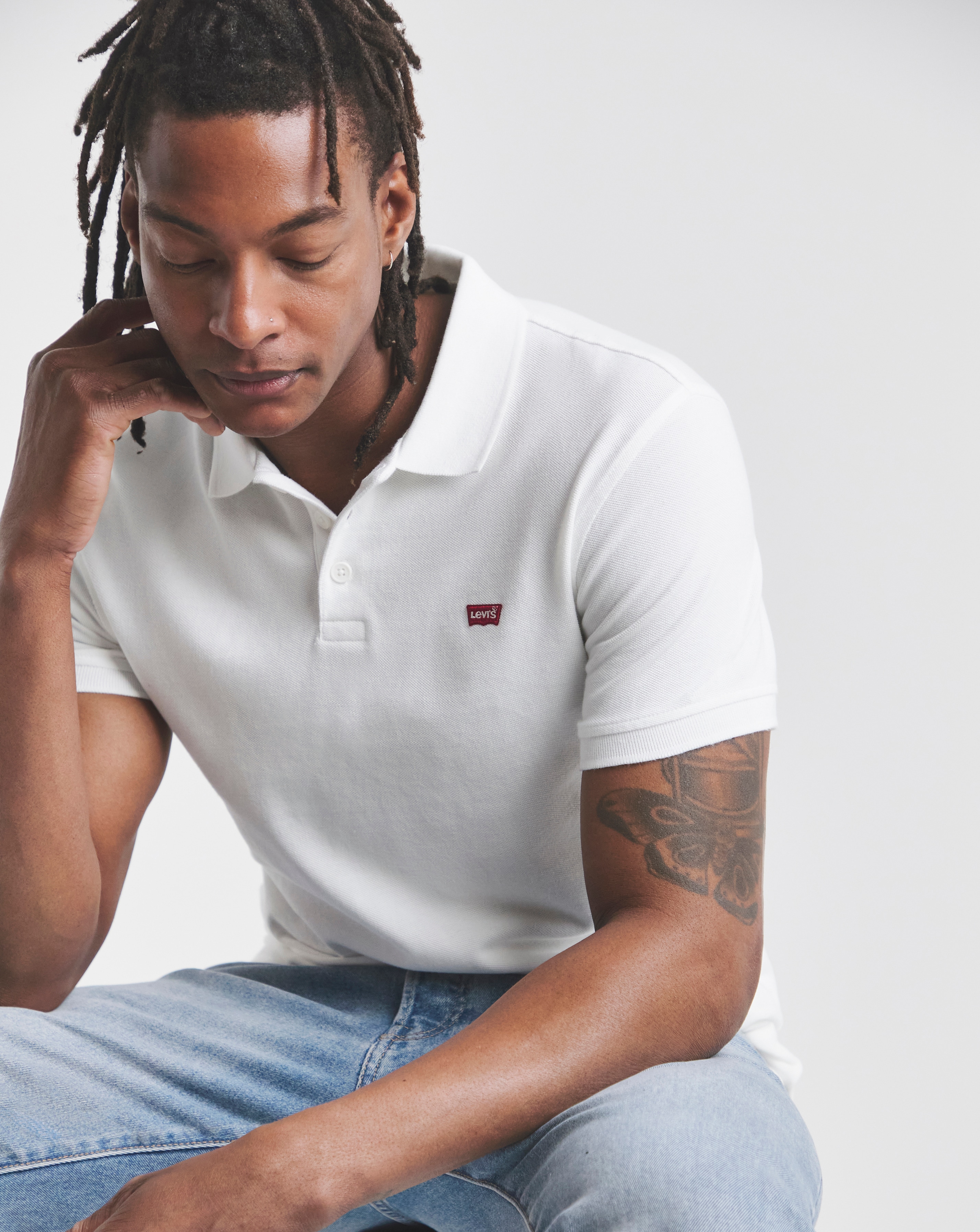 Levi's Short Sleeve Housemark Pique Polo