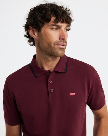 Levi's Short Sleeve Tipped Polo - Port