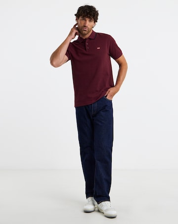 Levi's Short Sleeve Tipped Polo - Port