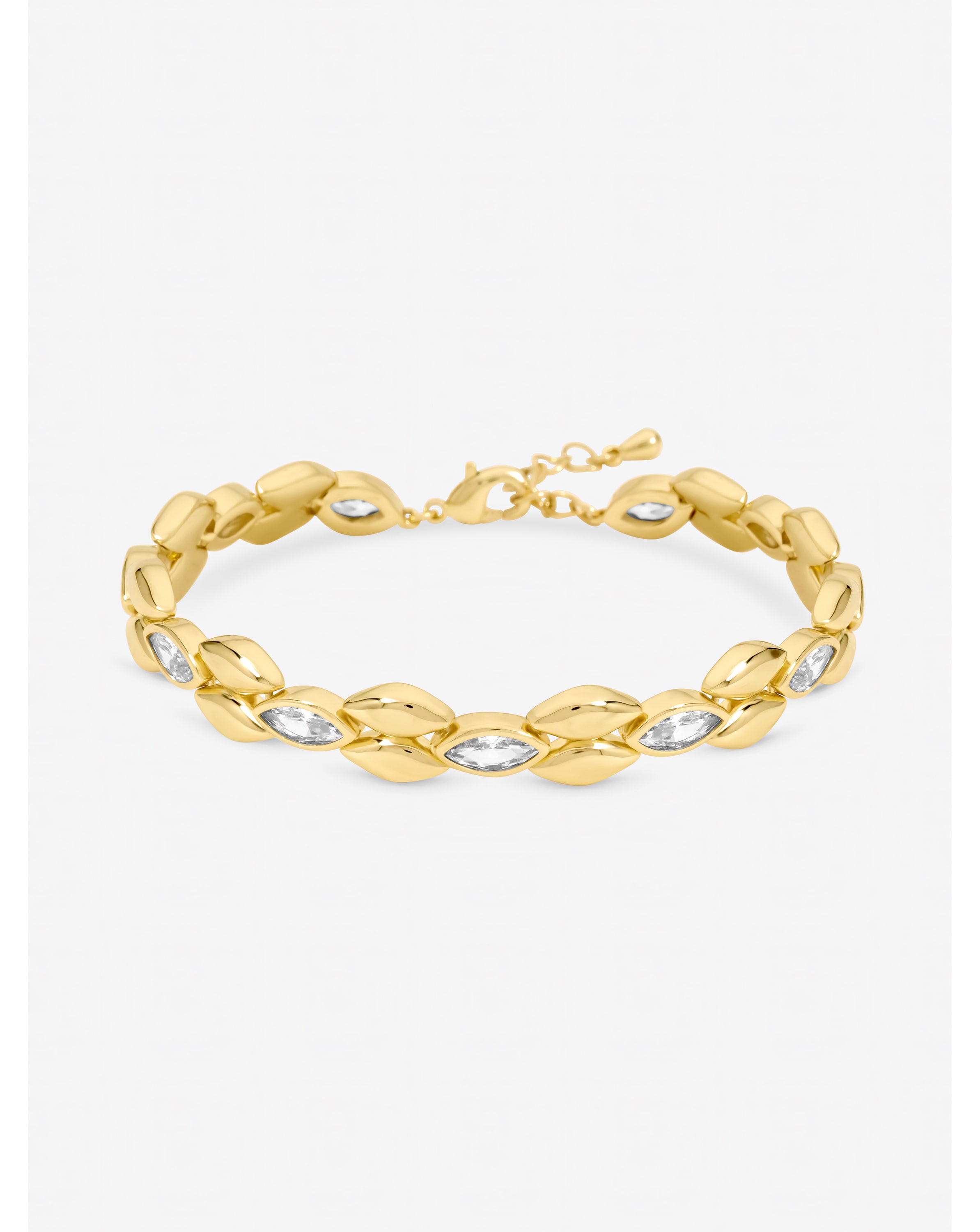Gold Plated and Crystal Bracelet