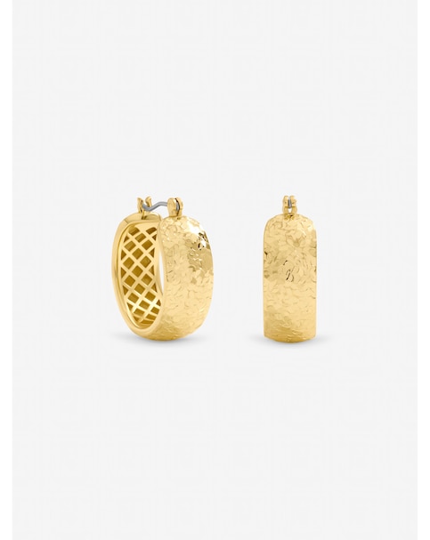 Jon Richard Textured Large Hoop Earrings