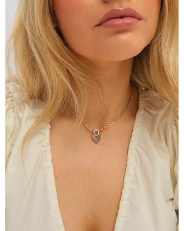 Inicio Two Tone Heart Pendant - Gift Pouch