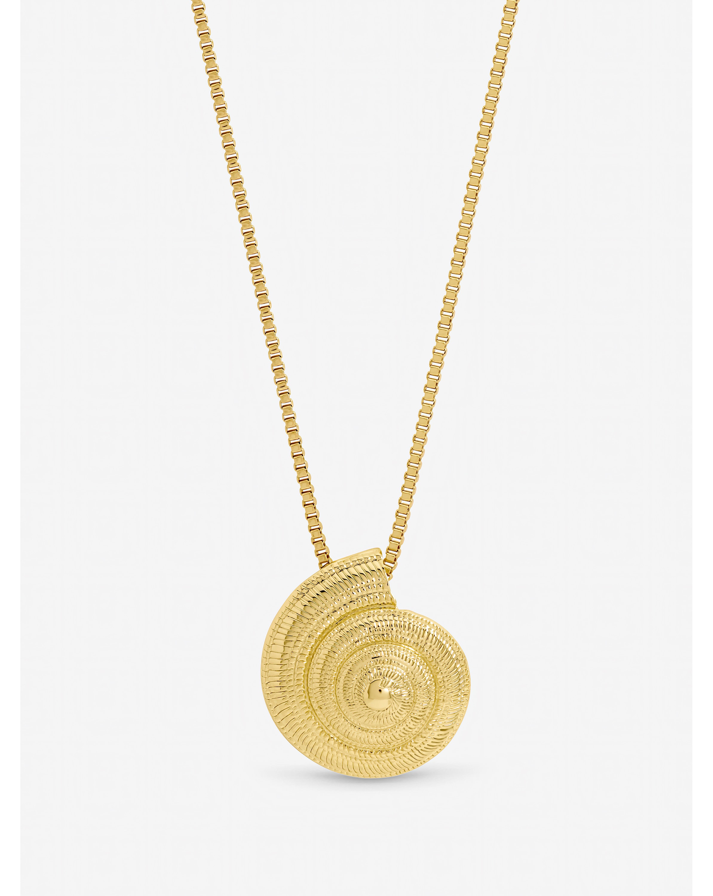 Gold Plated Statement Shell Necklace