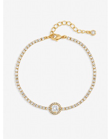 Jon Richard Gold Plated and Crystal Stone Bracelet