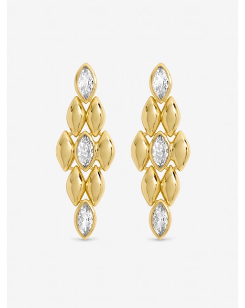 Jon Richard Gold Plated and Crystal Earrings