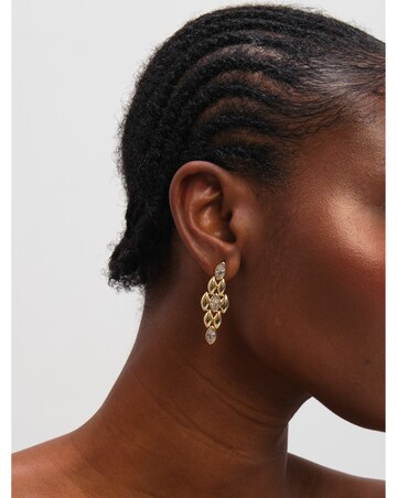 Jon Richard Gold Plated and Crystal Earrings