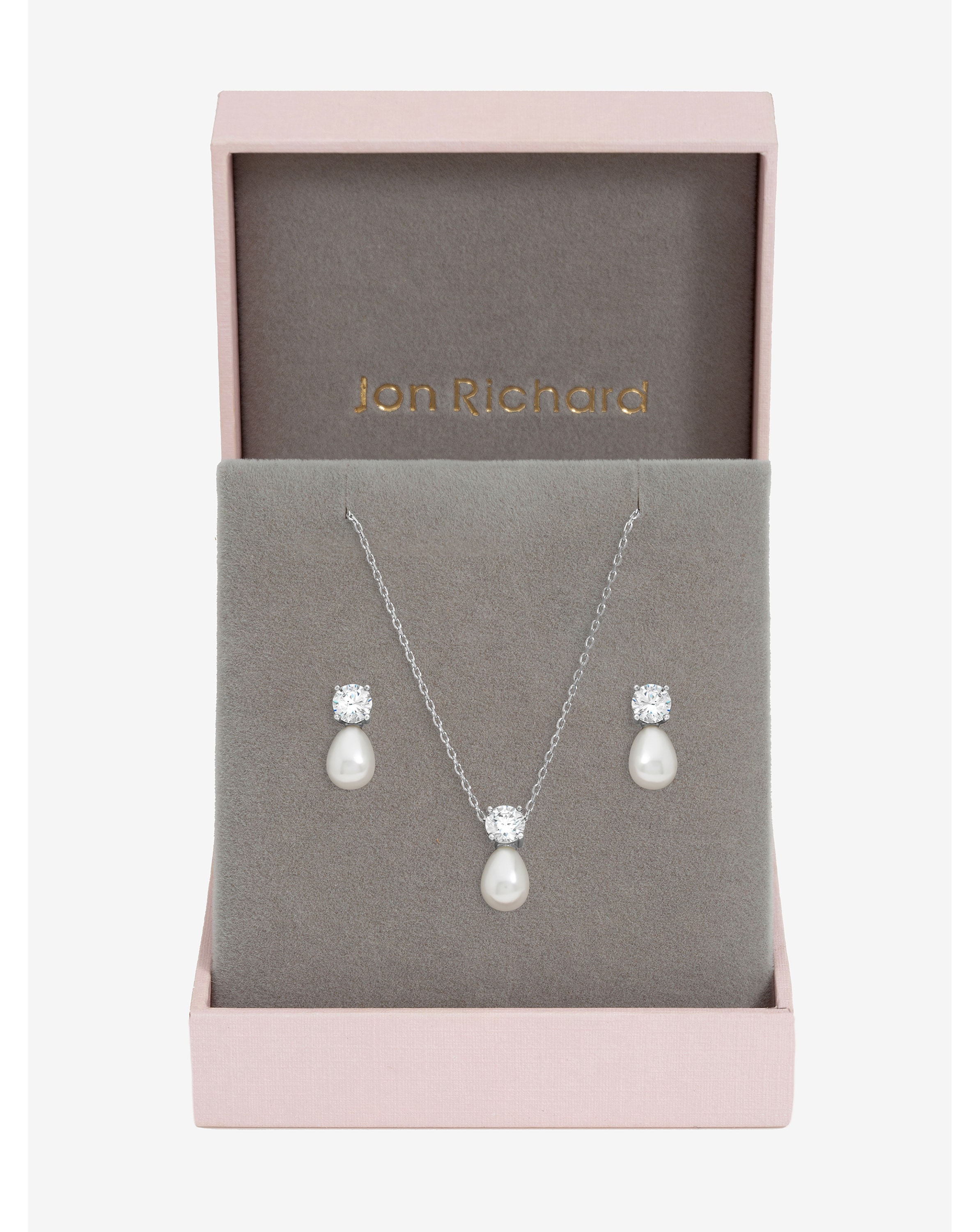 Crystal Pearl Bridal Set - Gift Box