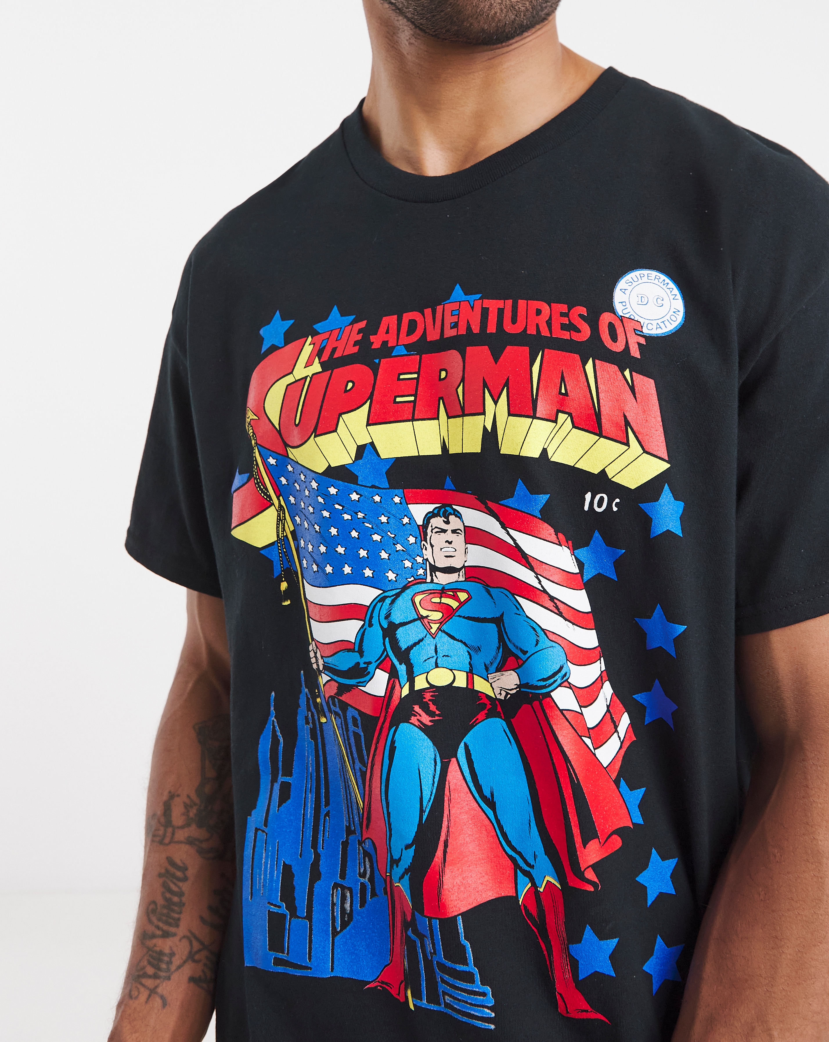 Superman Graphic T-Shirt - Black