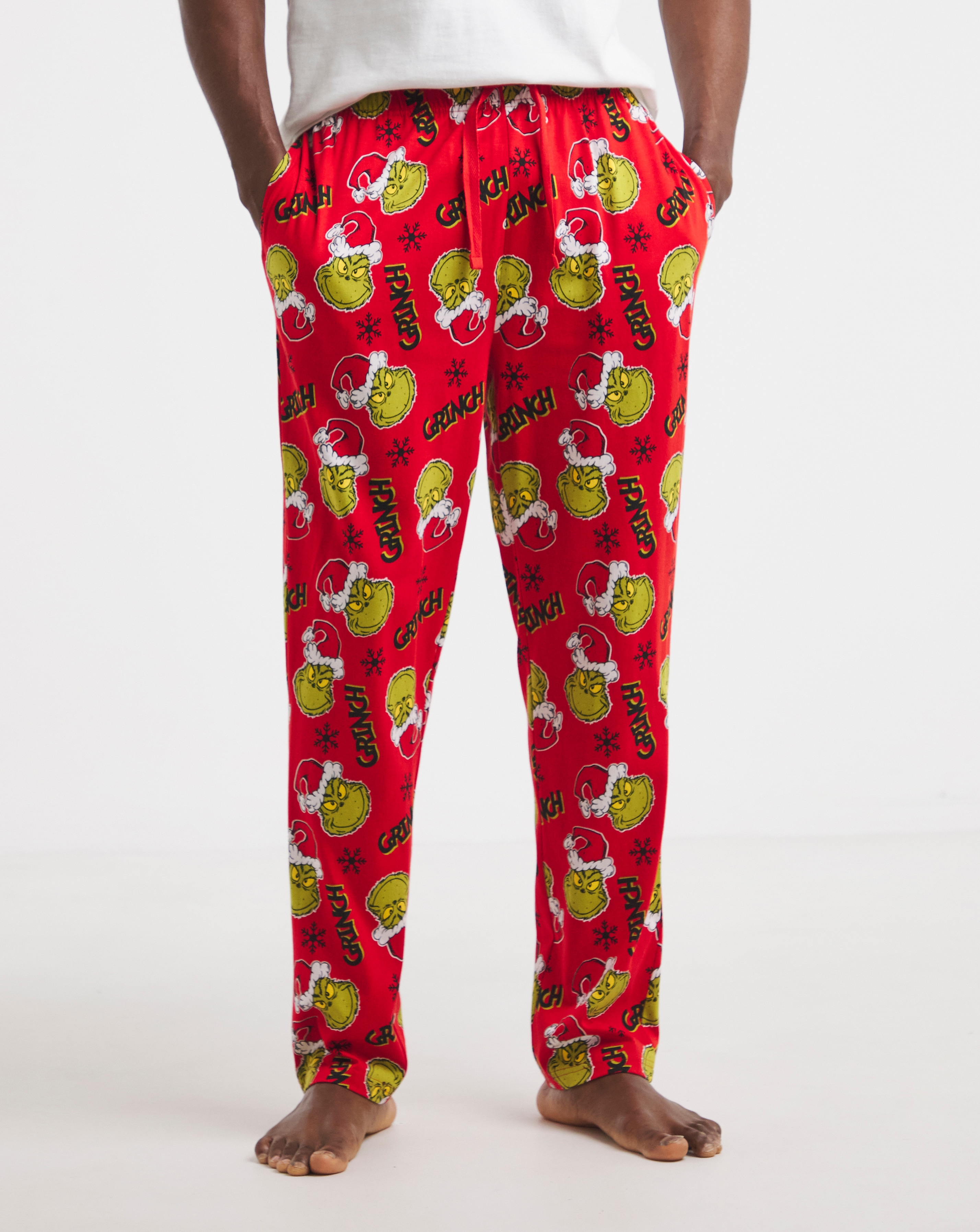 The Grinch Christmas Lounge Pants - Red