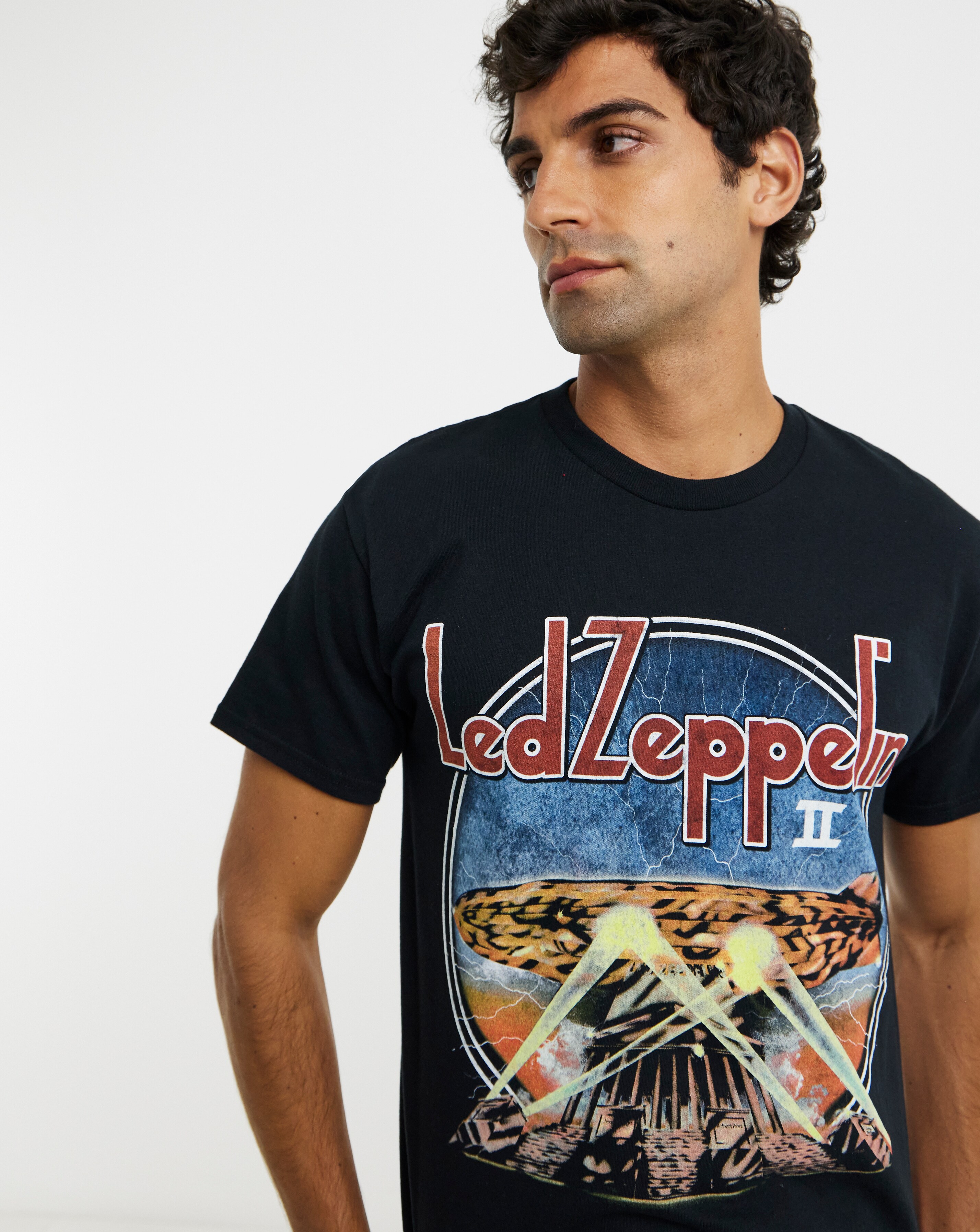 Led Zepplin Graphic Band T-Shirt - Black