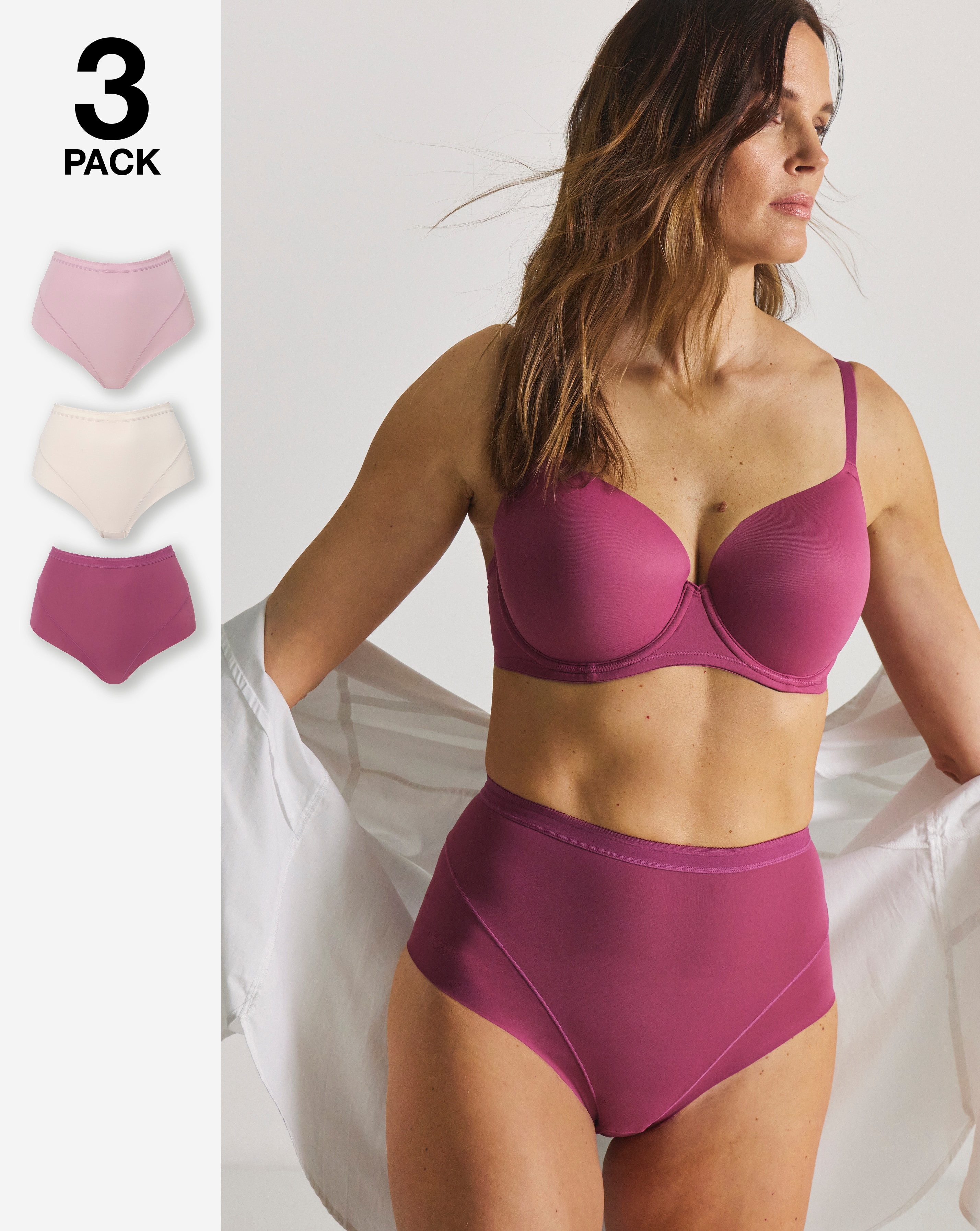 Magisculpt 3 Pack Light Tummy Shapers