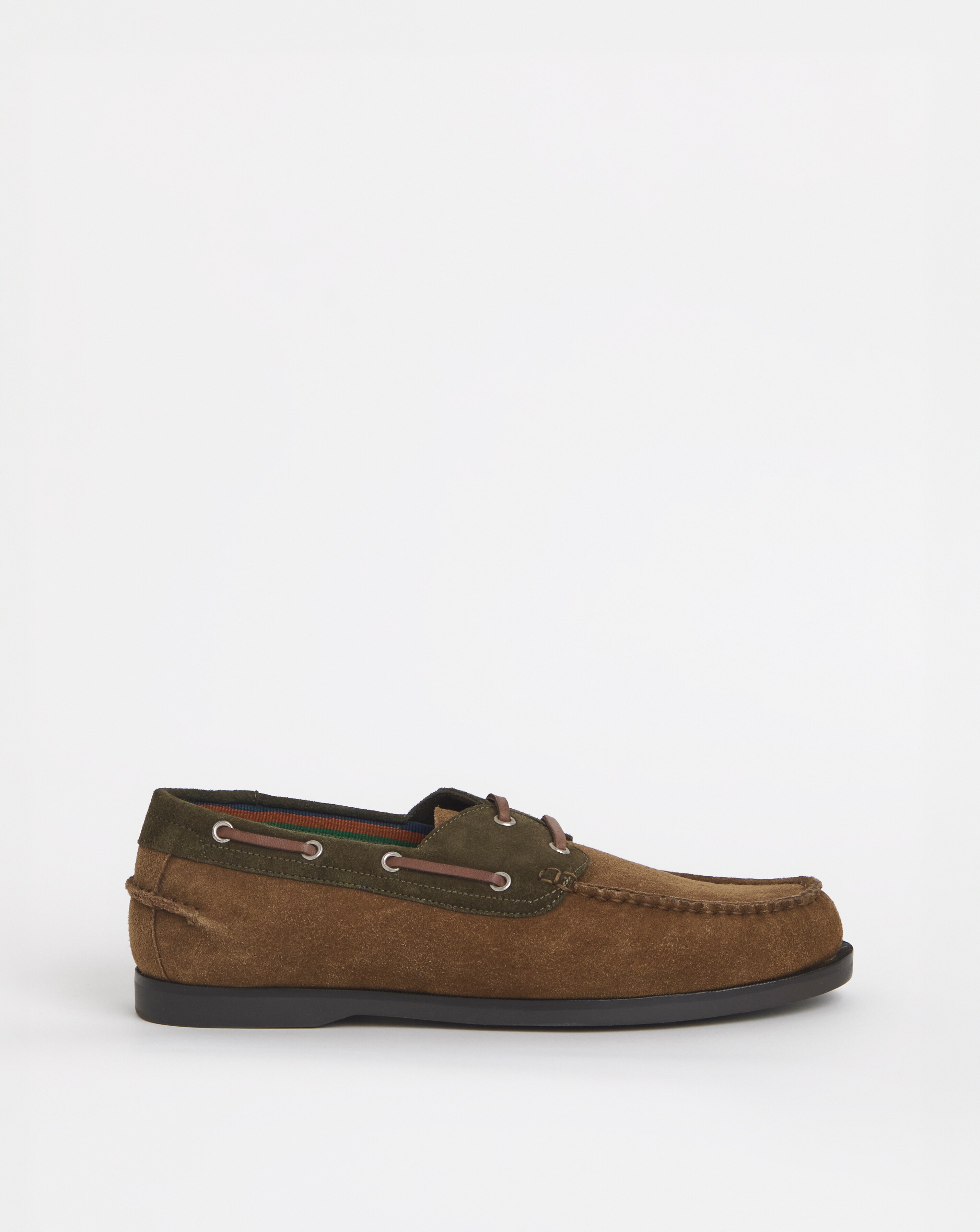Suede Boat Shoe Wide