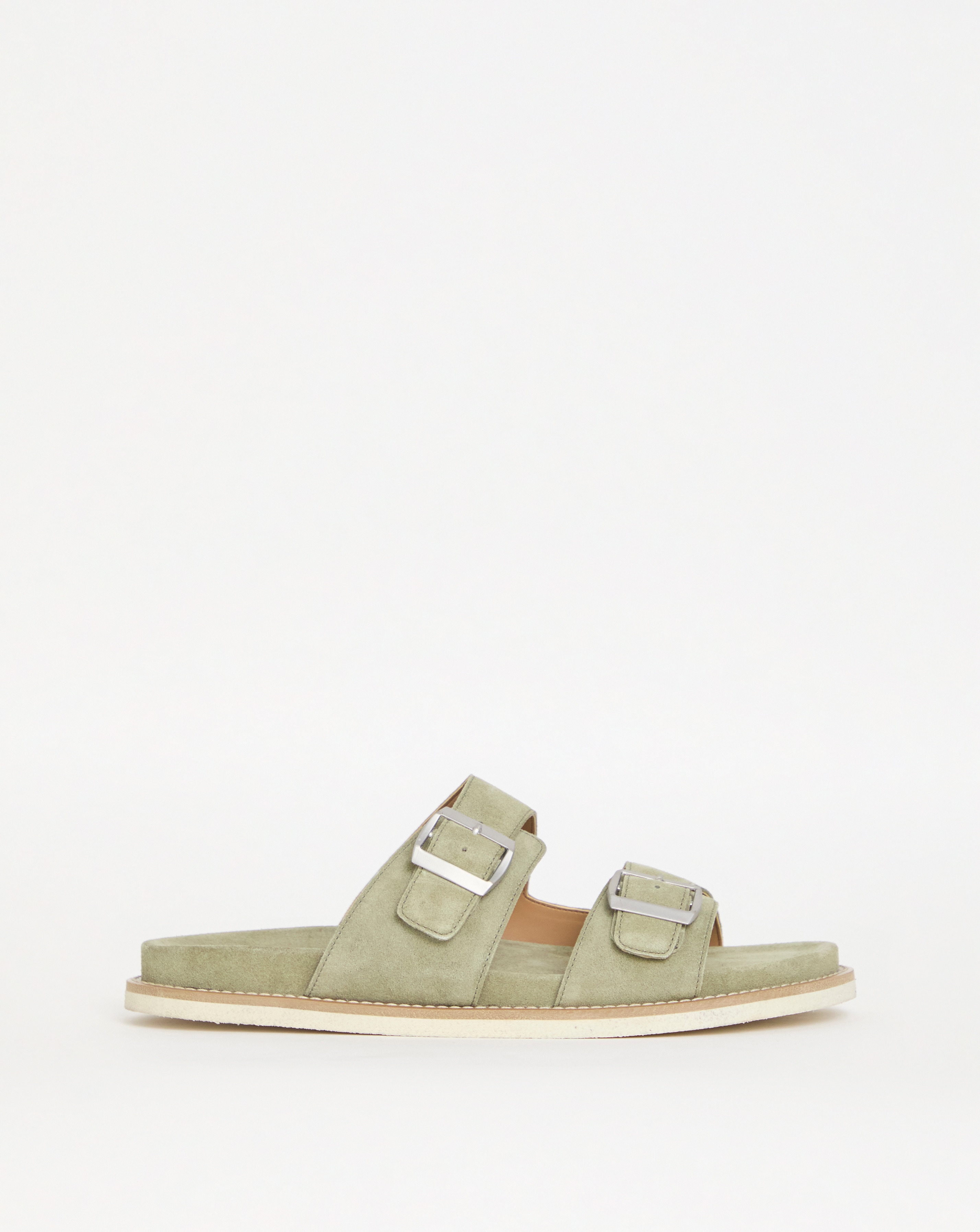 Folio Suede Buckle Sandal Standard Fit