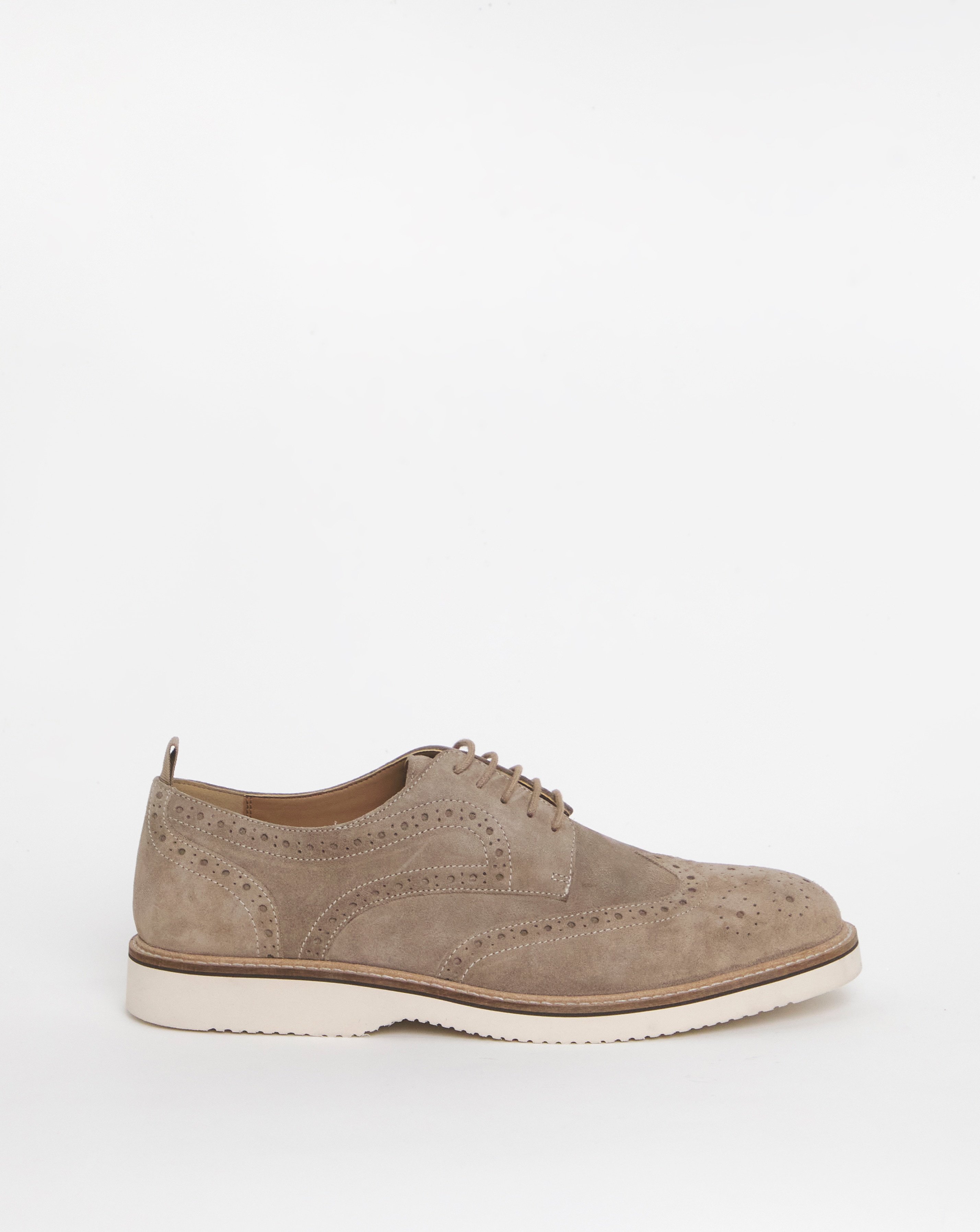 Suede Brogue Wide