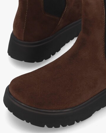 Birkenstock x Papillio Theda Brown Suede Chelsea Boots Narrow Width