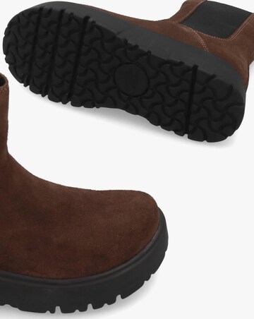 Birkenstock x Papillio Theda Brown Suede Chelsea Boots Narrow Width