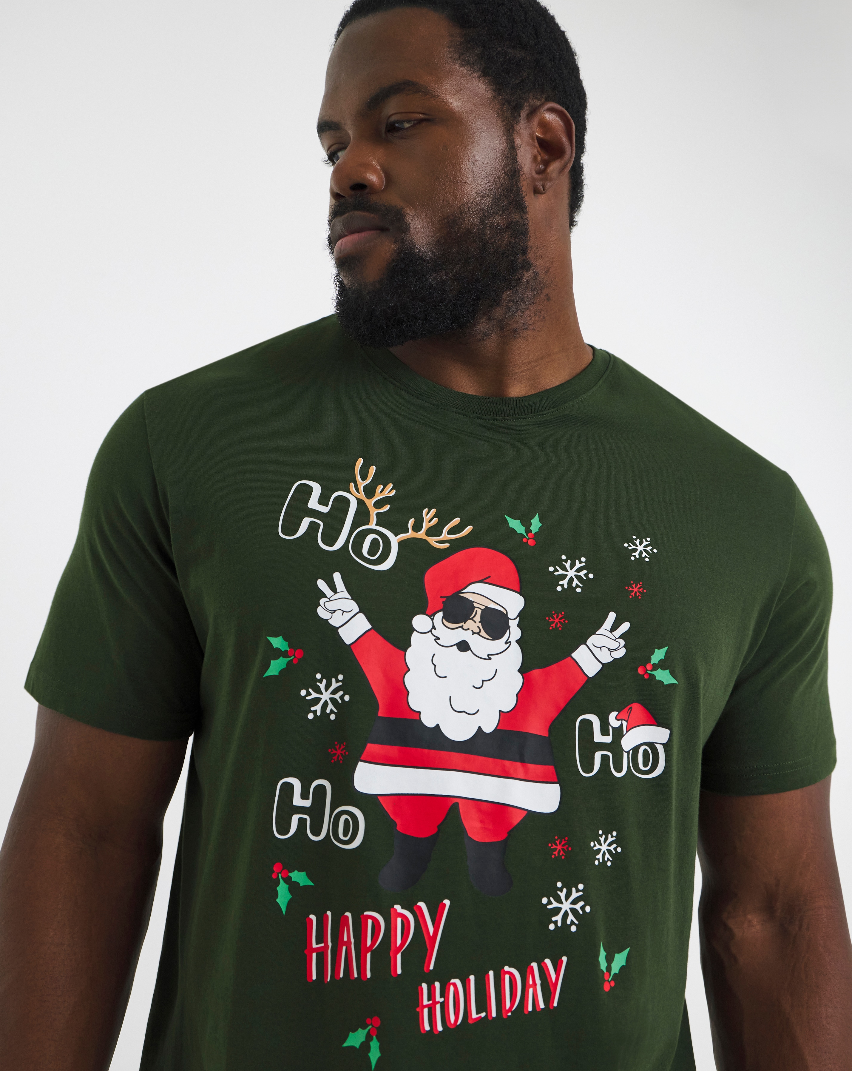 Jack & Jones Christmas T-Shirt - Green