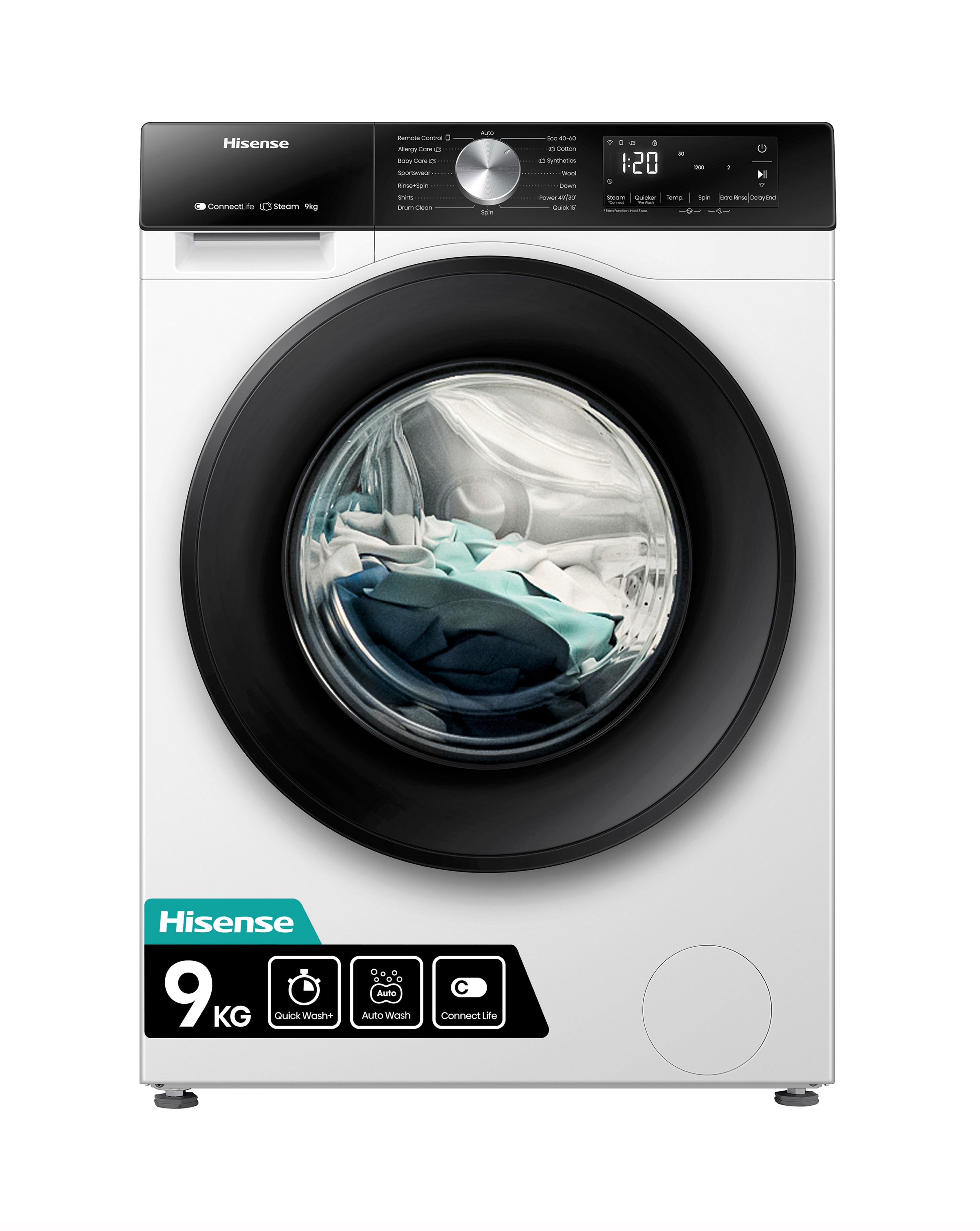 Hisense WF3S9043BW3 9kg Washing Machine