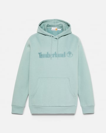 Timberland Hampthon Tonal Logo Hoodie - Blue