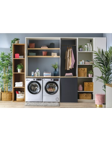 Hoover H-DRY 350 HRE C9TBE-80, 9kg, Condenser Tumble Dryer - White