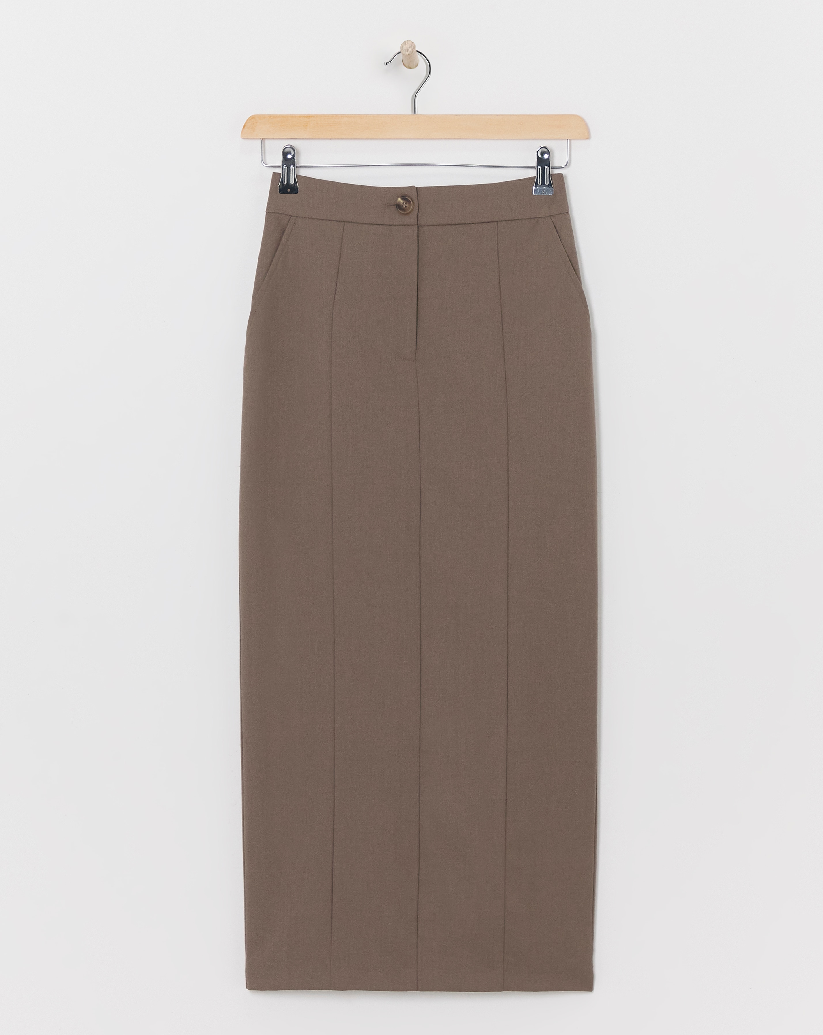 Neutral Pencil Skirt