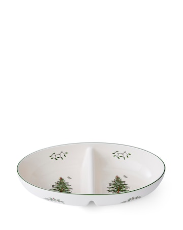 Spode Christmas Tree Divided Server