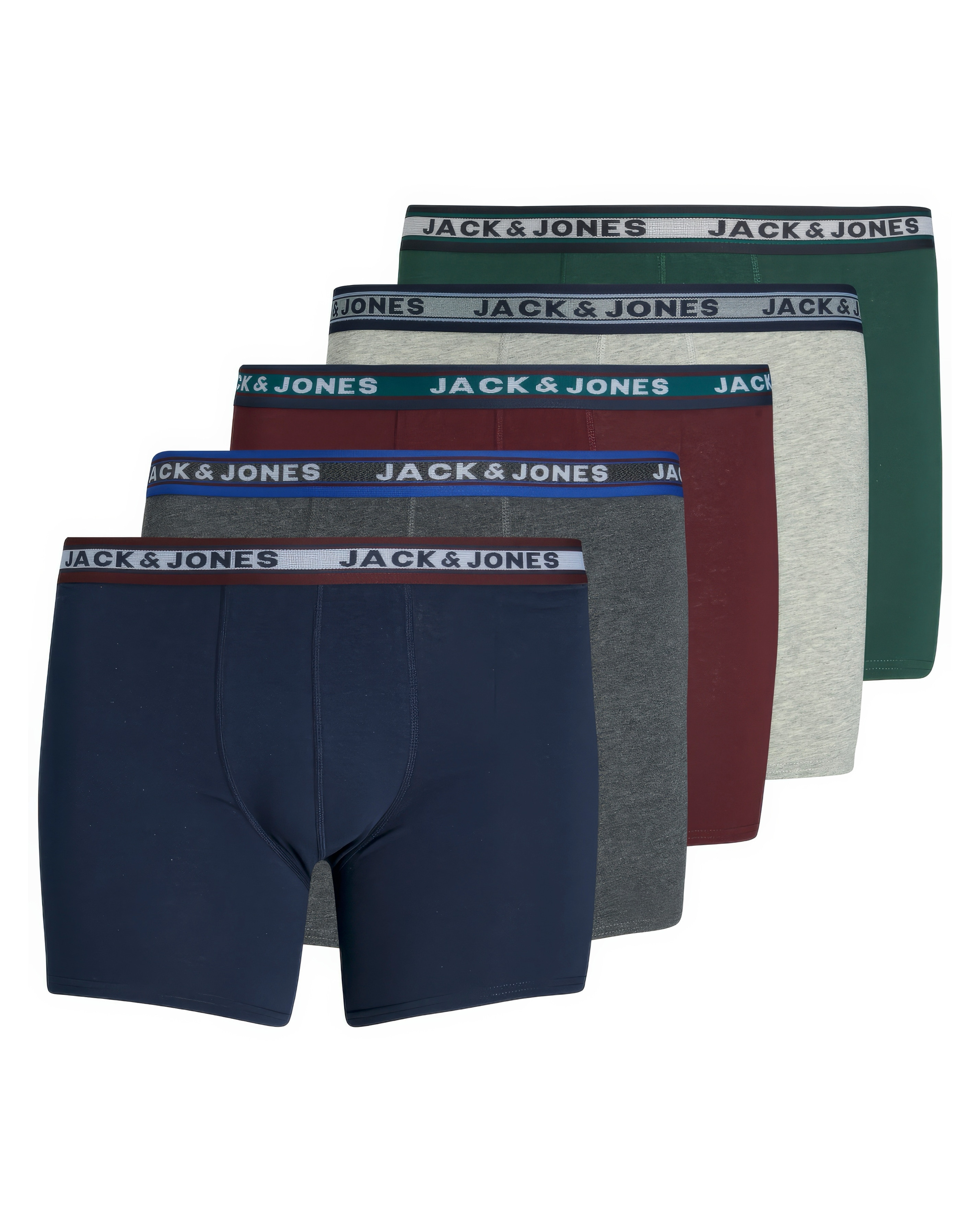 New In - Jack & Jones Oliver 5 Pack Boxers