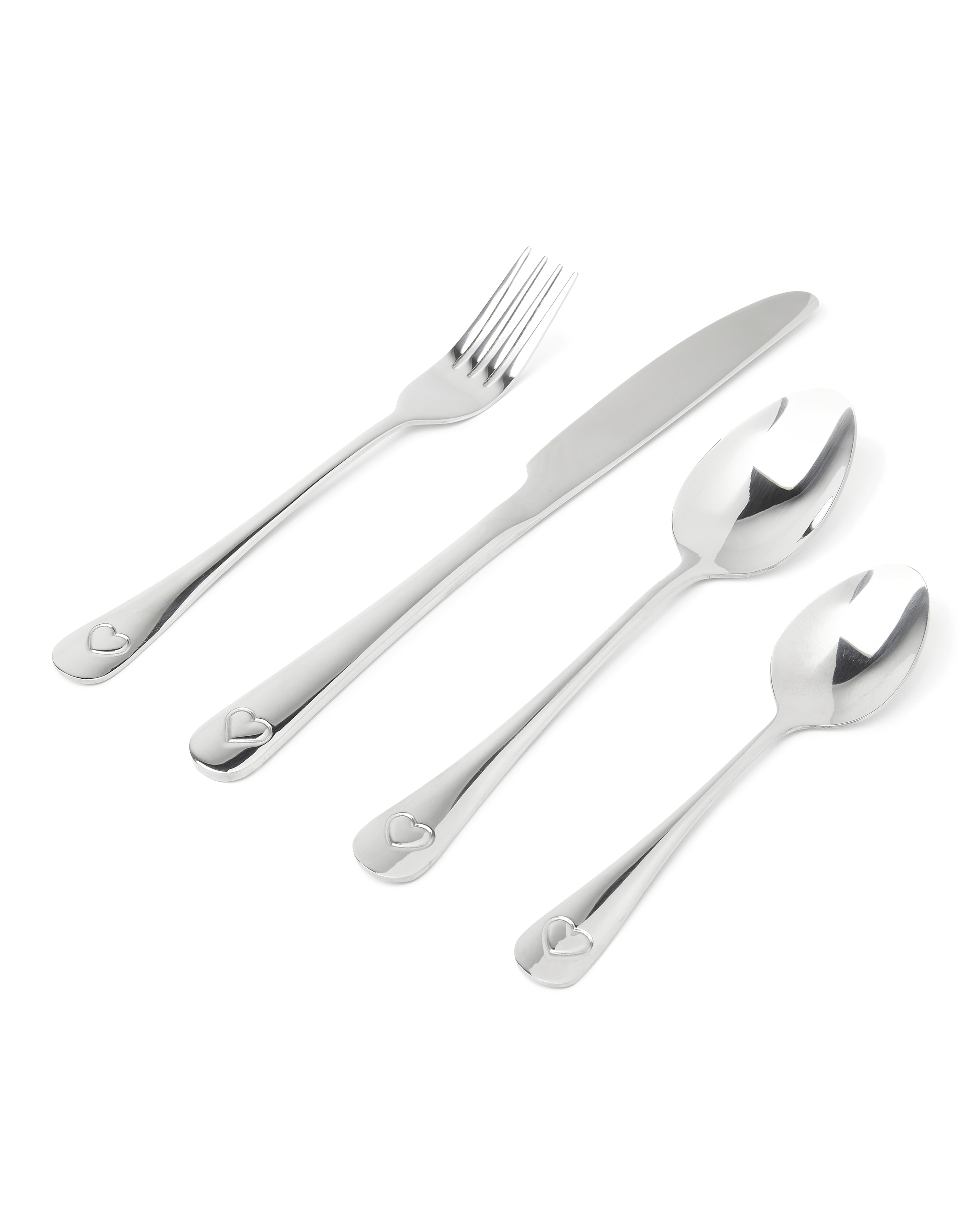 Hearts 16 Piece Cutlery Set