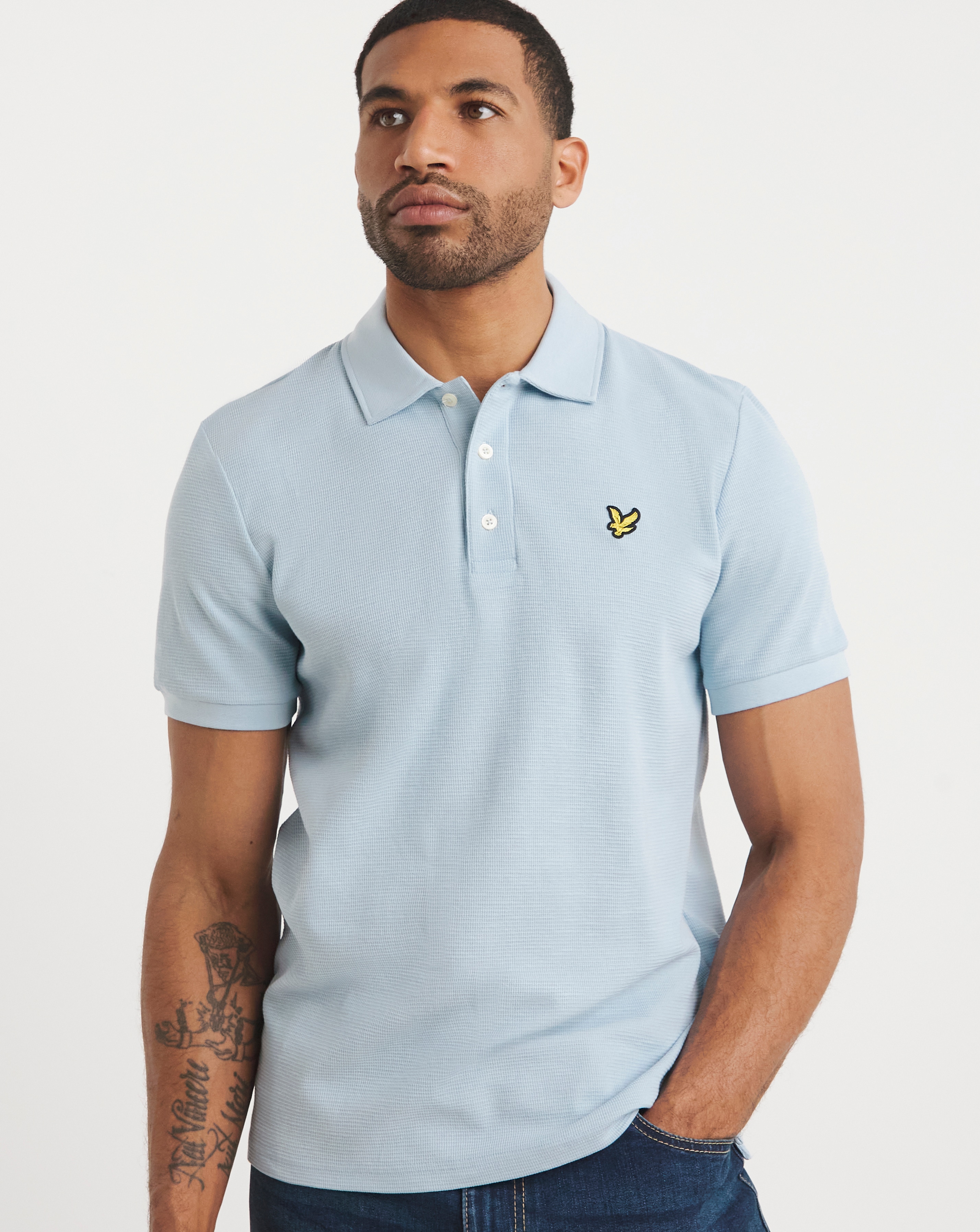 Lyle & Scott Short Sleeve Textured Polo