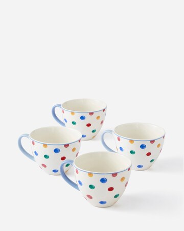 Julipa Polka Dot Cappuccino Mug Set