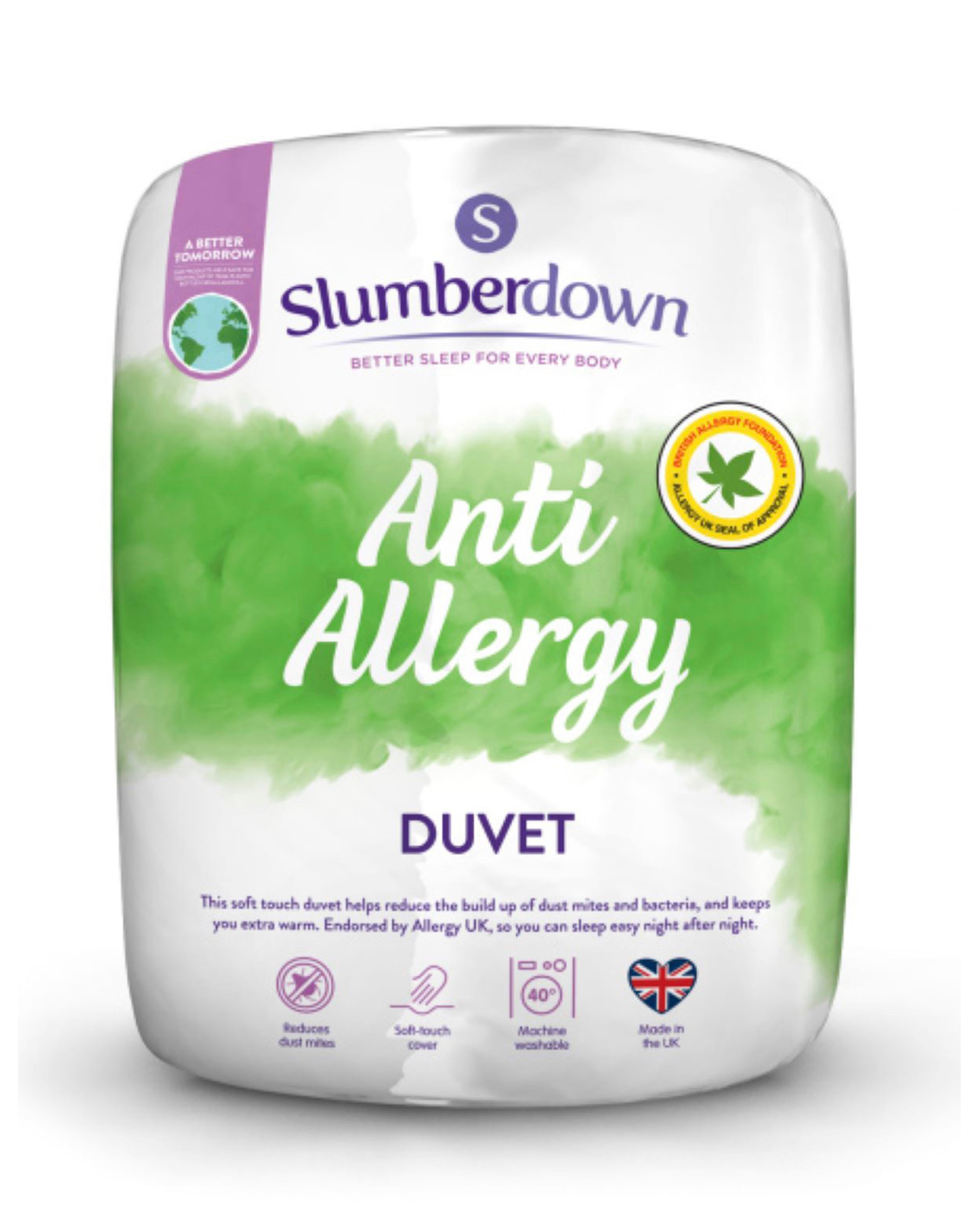 Slumberdown Anti Allergy 4.5 Tog Duvet