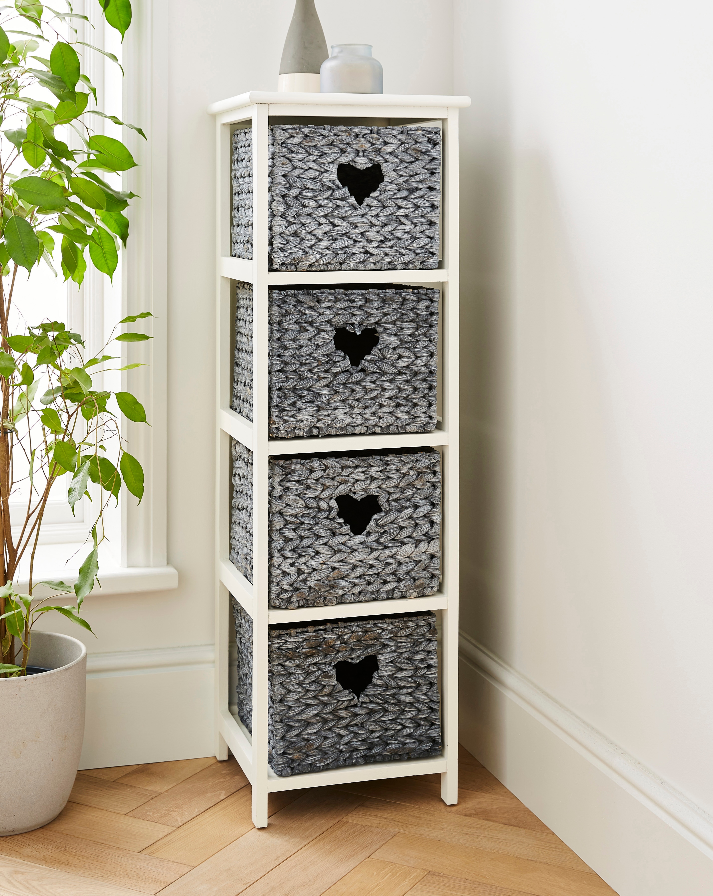 Hyacinth Hearts 4 Drawer Tall unit