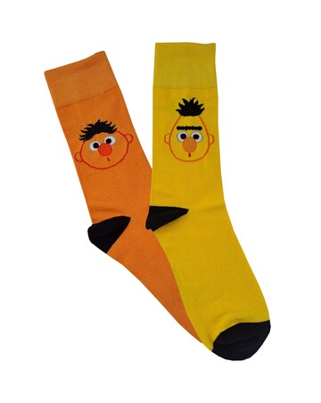 Mens 6pk Sesame St Socks