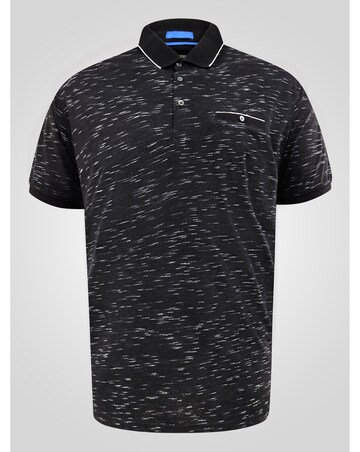 MURPHY-D555 Reno Polo With Jacquard Collar And Cuff With Chest Pocket