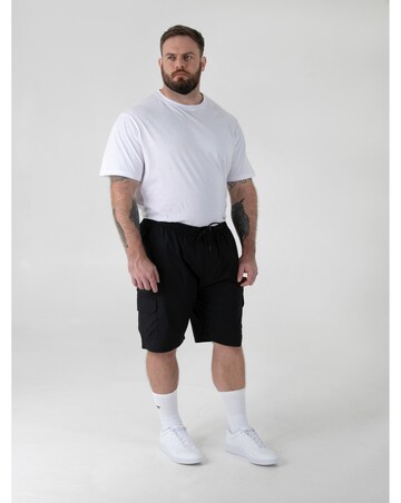 THOMAS-D555 Full Elastic Waist Stretch Shorts With Leg And Back Zipper Pocket
