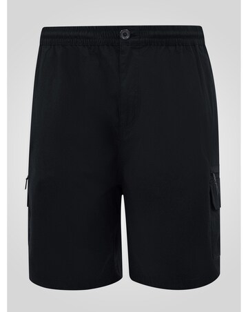 THOMAS-D555 Full Elastic Waist Stretch Shorts With Leg And Back Zipper Pocket
