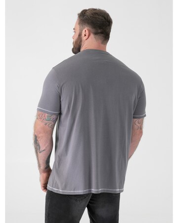 JASPER-D555 Official Gas Monkey Printed Crew Neck T-Shirt